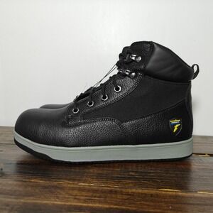 Goodyear Sketchers Men's‎ Work Boots Black Steel Toe Size 12 NEW